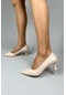 Kadın Sity Krem Cilt 6 Cm İnce Topuklu Stiletto-krem Cilt