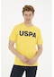 U.s. Polo Assn. Erkek Sarı Tişört Basic 50279620-vr044 Sari