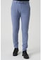 White Stone Barcelos P1035 Regular Fit Semanta Likralı Orme Jogger Pantolon İndigo İndigo