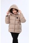 Kız Çocuk Şişme Mont Bnt1252-bej Bej