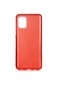 Noktaks - Samsung Galaxy Uyumlu A31 - Kılıf Simli Koruyucu Shining Silikon - Kırmızı