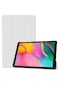 Kilifone - İpad Uyumlu İpad 10.2 2021 9.nesil - Kılıf Smart Cover Stand Olabilen 1-1 Uyumlu Tablet Kılıfı - Beyaz