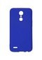 Noktaks - Lg Uyumlu Lg K8 - Kılıf Mat Renkli Esnek Premier Silikon Kapak - Saks Mavi
