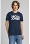 Jack &amp Jones Jjecorp Logo Tee Ss O-nec Lacivert Erkek Kısa Kol T-shirt 000000000101069461