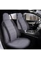 Seat Altea Araçlara Uyumlu Tam Takım Cover G Model Oto Koltuk Kılıfı Gri-Siyah