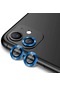 Noktaks - iPhone Uyumlu 12 Mini - Kamera Lens Koruyucu Safir Parmak İzi Bırakmayan Anti-reflective Cl-12 - Mavi