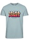 Jack&jones Tone Erkek Mavi Bisiklet Yaka Tişört 12238135-BLU