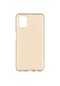 Kilifone - Samsung Uyumlu Galaxy M51 - Kılıf Mat Renkli Esnek Premier Silikon Kapak - Gold
