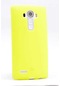 Kilifone - Lg Uyumlu G4 - Kılıf Mat Renkli Esnek Premier Silikon Kapak - Sarı