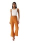 Kadın Orange Çimalı Geniş Paça Pantolon-25196-orange