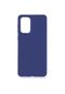 Kilifone - Samsung Uyumlu Galaxy A73 - Kılıf Mat Renkli Esnek Premier Silikon Kapak - Lacivert