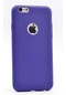 Kilifone - İphone Uyumlu İphone 6 / 6s - Kılıf Mat Renkli Esnek Premier Silikon Kapak - Lacivert