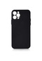 Noktaks - iPhone Uyumlu 12 Pro Max - Kılıf Mat Ultra İnce Slims Kapak - Siyah