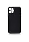 Noktaks - iPhone Uyumlu 12 Pro Max - Kılıf Mat Ultra İnce Slims Kapak - Siyah