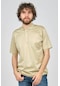 Arslanlı Erkek Cep Detaylı Polo Yaka T-shirt 07600000 Bej