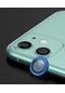 iPhone Uyumlu 11 Cl-07 Lens Koruma Taşlı Parlak Renkli Kamera Koruyucu Cl-08 - Lacivert
