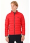 Maraton Sportswear Regular Erkek Dik Yaka Uzun Kol Basic Kırmızı Mont 20112-kırmızı