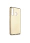 Tecno - Realme 5 Pro - Kılıf Mat Renkli Esnek Premier Silikon Kapak - Gold