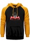 Asphalt 9 Legends Logo Sarı Renk Reglan Kol Kapşonlu Sweatshirt