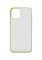 Kilifone - İphone Uyumlu İphone 12 Mini - Kılıf Arkası Buzlu İnce Mess Kapak - Açık Yeşil