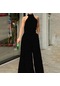 Yazlık Yılan Derisi Desenli Kolsuz Tulum Stil 4