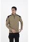 Camp Scoutland Camp137 Outdoor Sporlikra Erkek Bej Taktik Sweatshirt
