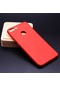 Kilifone - General Mobile Uyumlu Gm 8 Go - Kılıf Mat Renkli Esnek Premier Silikon Kapak - Kırmızı