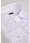 Büyük Beden Kolay Ütü Kravatlık Armürlü Pamuklu Beyaz Erkek Gömlek-30080-beyaz