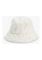 Koton Kışlık Peluş Bucket Şapka Ekru 4wak40002aa 4WAK40002AA010
