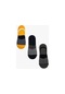 Koton 3'lü Sneaker Çorap Seti Çok Renkli Hardal 3sam80215aa 3SAM80215AA189