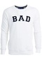 Bad Bear Bad Convex Erkek Beyaz Sweatshirt