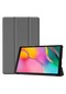 Kilifone - Galaxy Uyumlu Galaxy Tab A 8.0 2019 T290 - Kılıf Smart Cover Stand Olabilen 1-1 Uyumlu Tablet Kılıfı - Gri