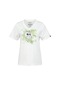 2as Alone Baskılı V Yaka Kadın T-shirt 405 Beyaz