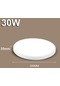 Jms Canmeijia Beyaz Yüzey Montajlı Led Tavan Işık 220 V 26 Cm 33 Cm 40 Cm Oturma Odası Yatak Odası Mutfak İçin Büyük Boy Tavan Lambası 30w Sıcak Beyaz
