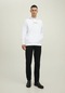 Jack & Jones Kapüşonlu Premium Baskılı Sweatshirt- Bluarchie 12216335 White