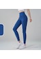 2024 Yeni 35 Renkler Yoga Pantolon, Yüksek Bel Dikişsiz Tayt, Tayt Spor Kadın Pitch Blue New S Mavi