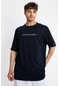 Adam Boxes Oversize O-yaka T-shirt Fmsuelto - Lacivert