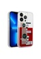 Kilifone - İphone Uyumlu İphone 12 Pro Max - Kılıf Desenli Sıvılı Drink Silikon Kapak - No1