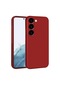 Kilifone - Samsung Uyumlu Galaxy S23 Plus - Kılıf Mat Renkli Esnek Premier Silikon Kapak - Kırmızı