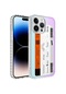 Kilifolsun iPhone Uyumlu 12 Pro Kılıf Kenarlı Renkli Desenli Elegans Silikon Kapak No1
