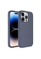 Mutcase - İphone Uyumlu İphone 12 Pro Max - Kılıf Kablosuz Şarj Destekli Plas Silikon Kapak - Lavendery Gray