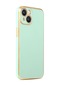 Kilifone - İphone Uyumlu İphone 14 Plus - Kılıf Parlak Renkli Bark Silikon Kapak - Açık Yeşil