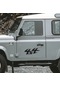 4x4 Off Road Sticker Model 4 - 4x4 Sticker - Jeep Sticker - Oto Sticker - 50cm X 23cm - Siyah