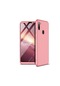 Kilifone - Samsung Uyumlu Galaxy A11 - Kılıf 3 Parçalı Parmak İzi Yapmayan Sert Ays Kapak - Rose Gold