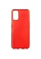 Tecno - Realme 7 Pro - Kılıf Mat Renkli Esnek Premier Silikon Kapak - Kırmızı