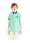 Tommy Life Su Yeşili Kol Ucu Renkli Logo Nakışlı Standart Kalıp Polo Yaka Erkek Çocuk T-shirt - 11138 Su Yeşili