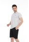 Maraton Sportswear Regular Erkek Polo Yaka Kısa Kol Basic Ekru T-Shirt 20925-Ekru