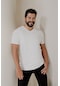 Ac&Co / Altınyıldız Classics Erkek Mınt-beyaz 2'li Paket Slim Fit Dar Kesim Pamuklu Basic Tişört Mınt-beyaz