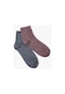Koton Basic 2'li Kısa Soket Çorap Seti Çok Renkli Bordo 4sak80142aa 4SAK80142AA461
