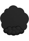 Cbtx Bilek Dinlenme Tasarımı Bulut Şekli Mouse Pad Deri Kaymaz Mouse Pad - Siyah